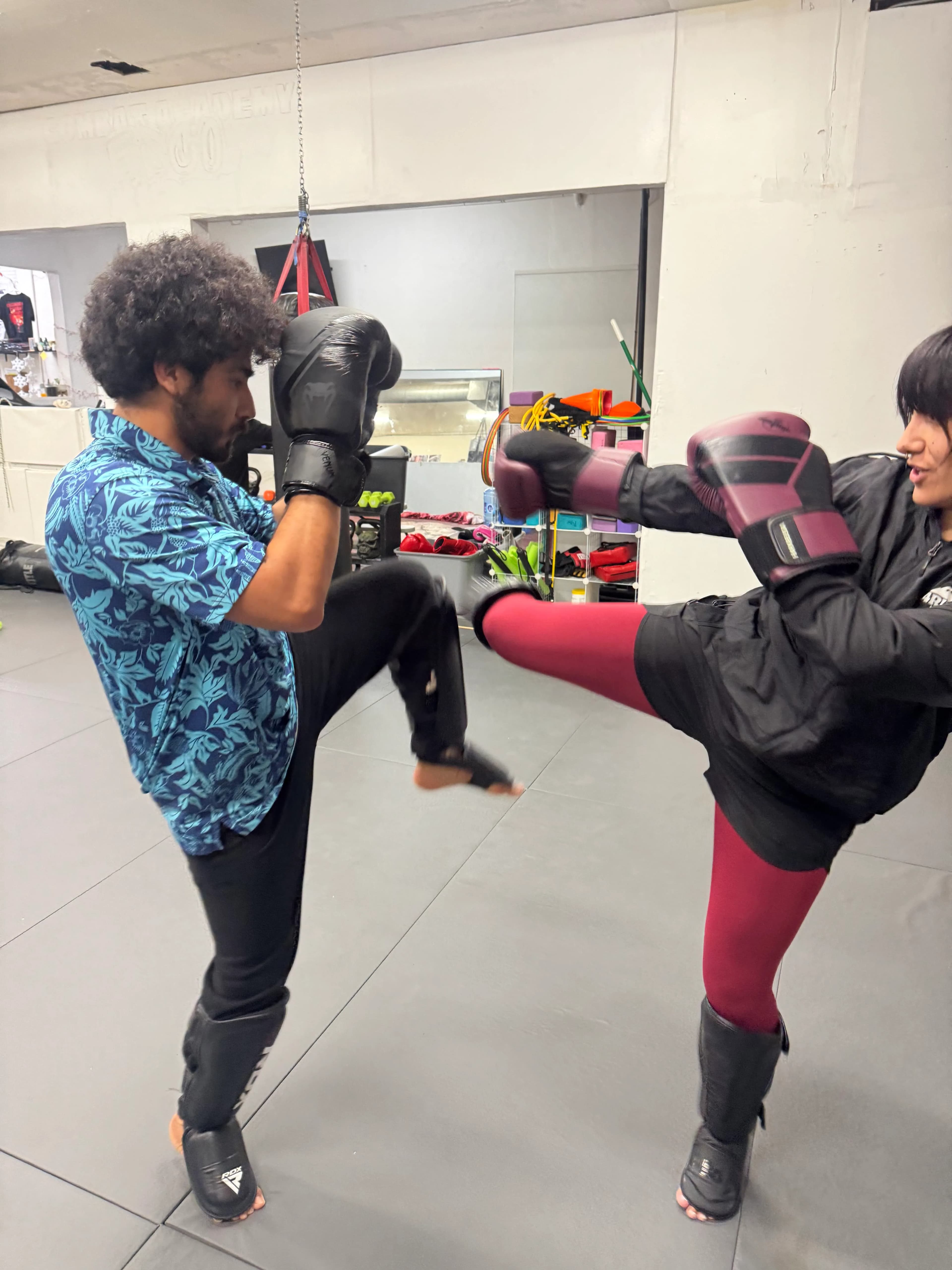 Kickboxing curriculum is for all skill levels and ages.
