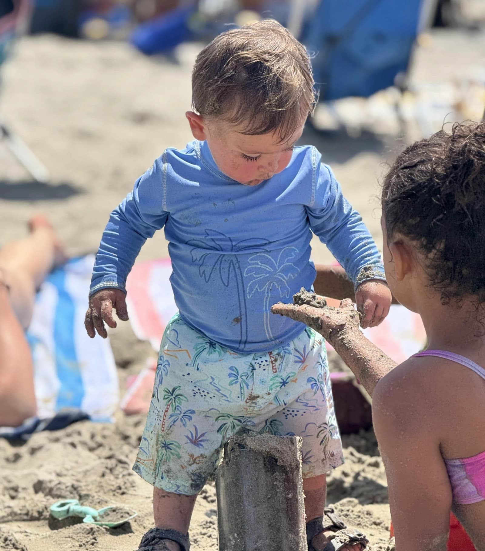 ECA members enjoying Beach Day together