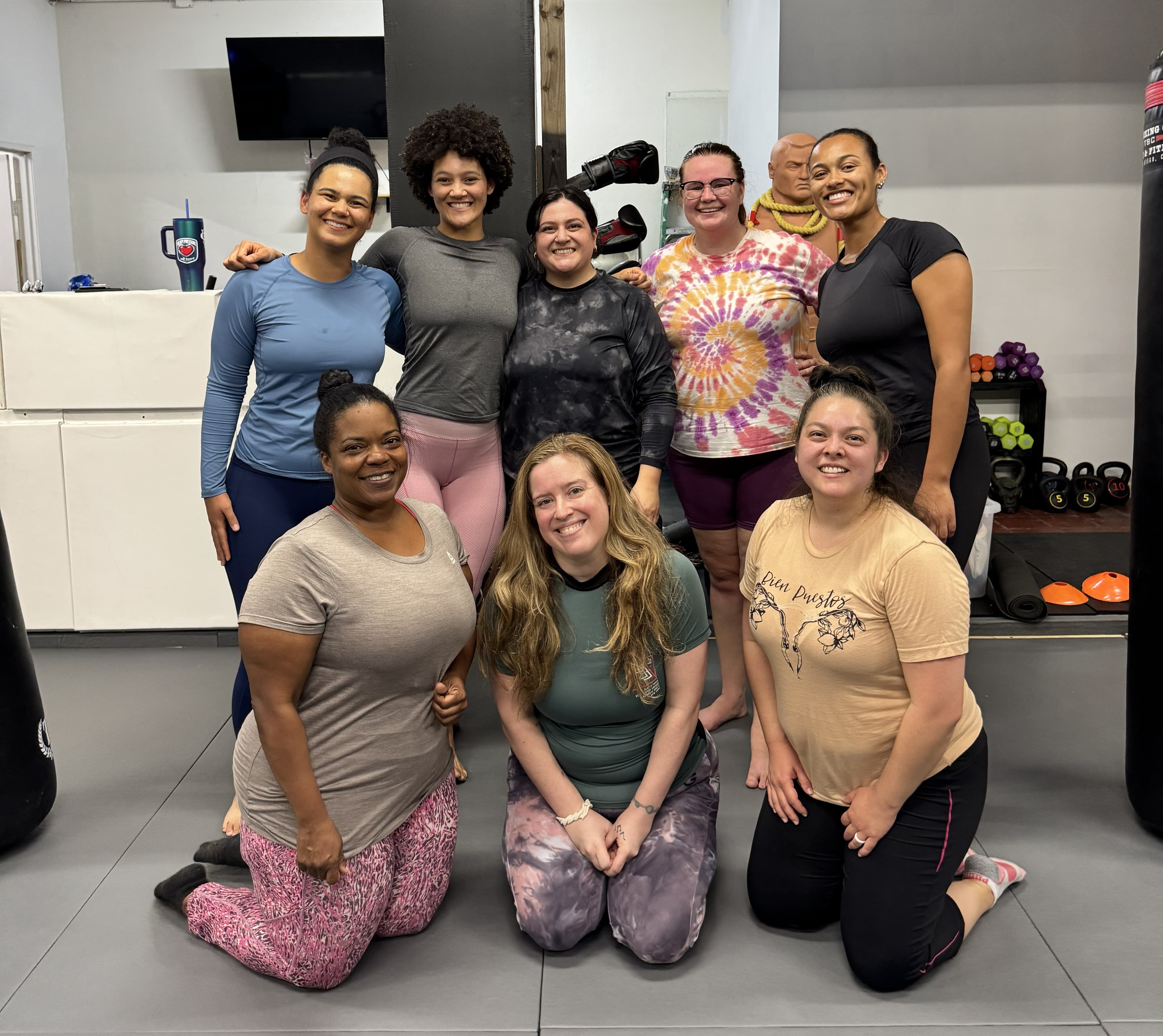 Self defense Women's class group photo