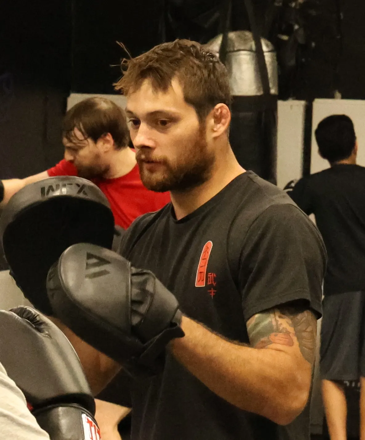 Coach Colin Lauterbach demonstrating Jiu-Jitsu technique